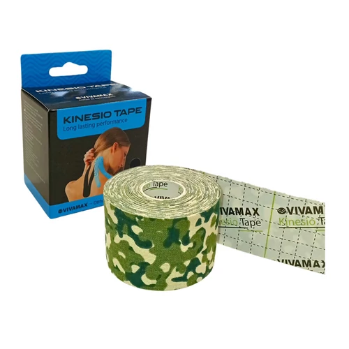 Kineziológiai tapasz - mintás zöld