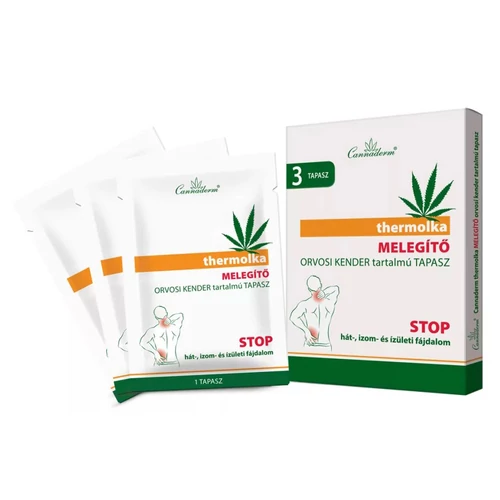 Cannaderm Thermolka melegítő tapasz 3db