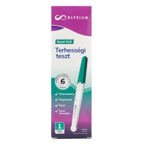 Elysium korai kimutatású terhességi teszt - hCG 10 mIU/ml