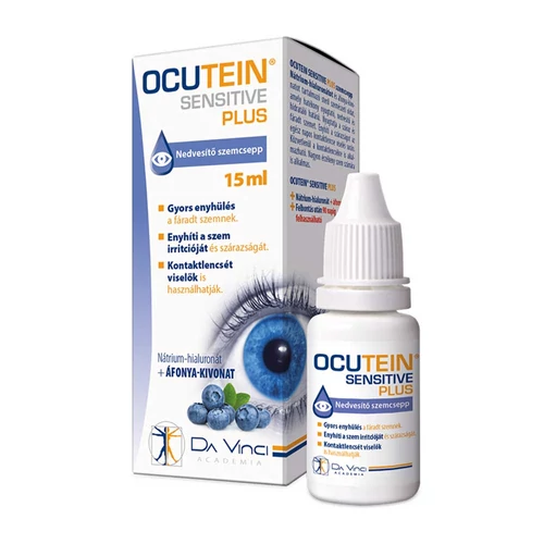 Ocutein Sensitiv Plus szemcsepp Áfonya kivonattal 15 ml