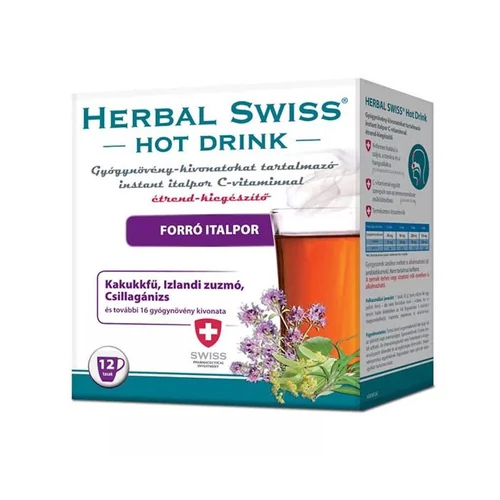 Herbal Swiss forró instant italpor hot drink 12 darabos