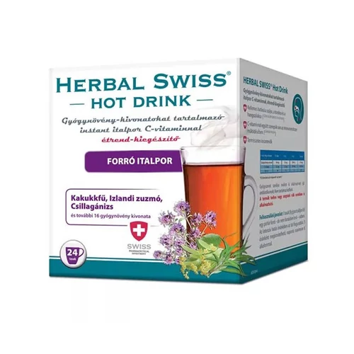 Herbal Swiss forró instant italpor hot drink 24 darabos
