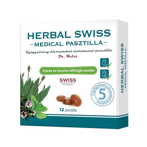Herbal Swiss Medical pasztilla 12x