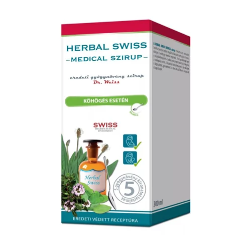 Herbal Swiss Medical szirup köhögés esetén 300 ml